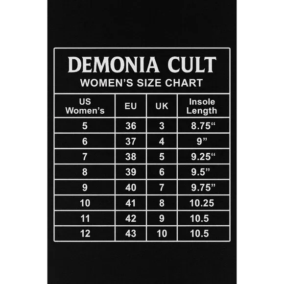 Demonia Boots Womens 7 Platform Holographic Whimsigoth Witch Punk Rave GRIP-102 - Picture 2 of 16